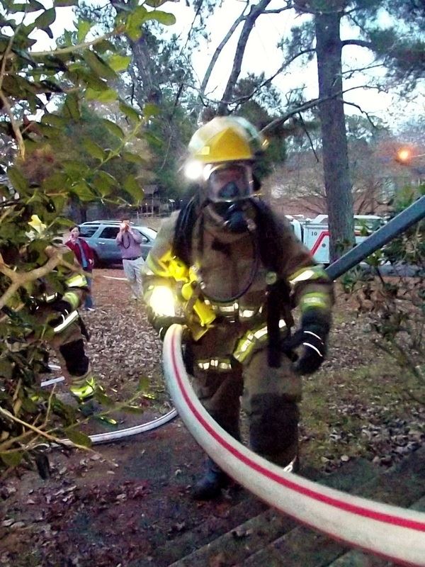 Fire Suppression Working in the Forest