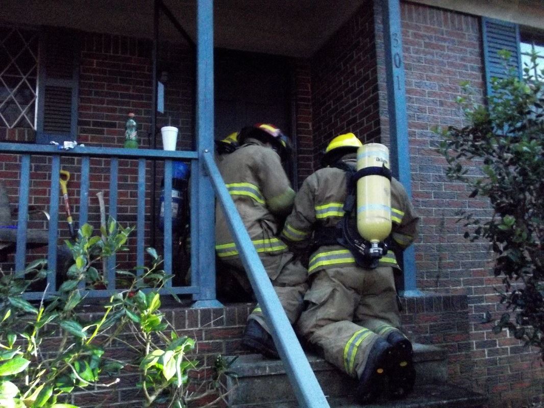 Fire Suppression Resucing the House