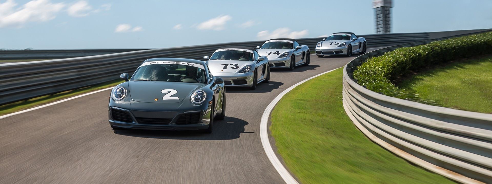 Barber Vintage Festival - Cars on Race Track